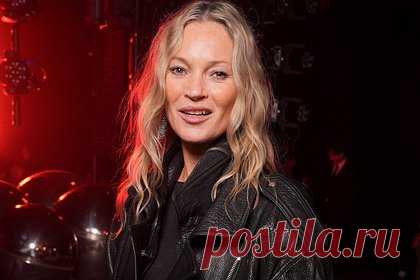 51-летняя Кейт Мосс в кожаном бюстгальтере снялась для Zara