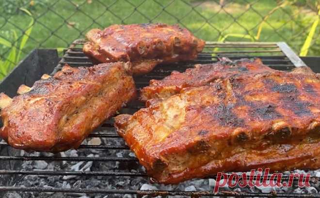 Гриль ребрышки стопкой: экономим время и сохраняем вкус