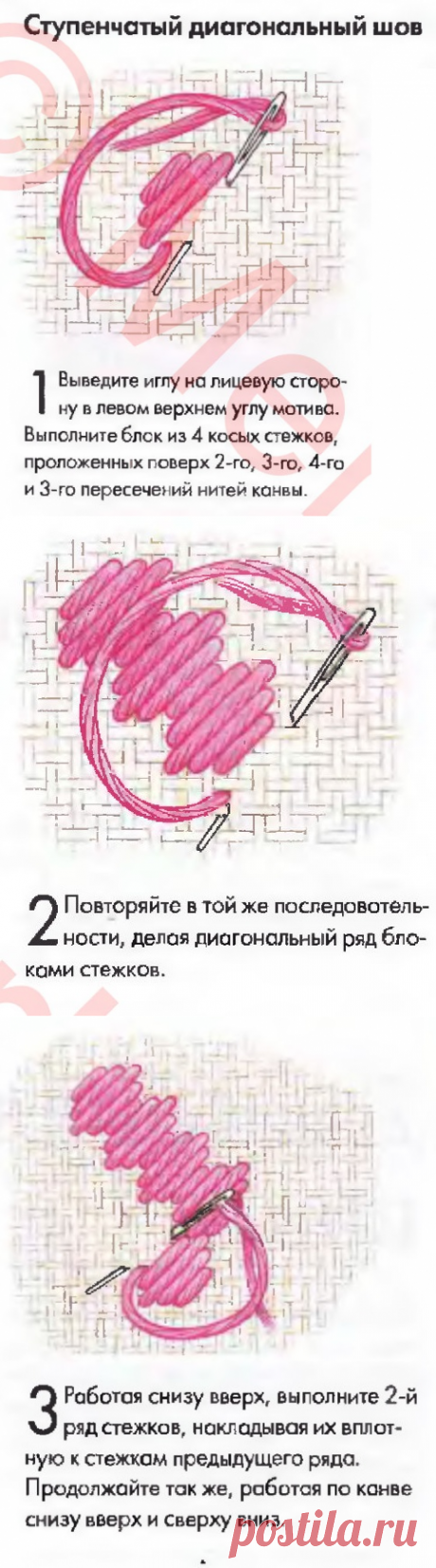 ОСНОВЫ ГОБЕЛЕНА ☼ ДИАГОНАЛЬНЫЕ ШВЫ / Всё из мира рукоделия (изучаю и делюсь различными техниками и видами рукоделия)