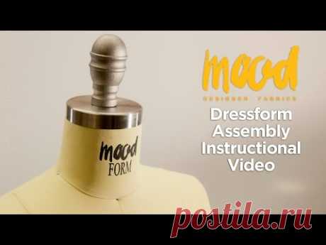 Mood Brand Dressform Assembly Instructional Video - YouTube