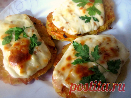 Сочные и нежные картофельные драники с сыром