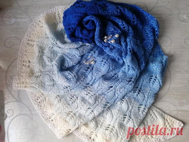 Ажурная шаль 