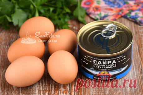 Из консервов и яиц готовлю ленивый пирог на сковороде (очень вкусно и быстро) | Совет да Еда | Яндекс Дзен