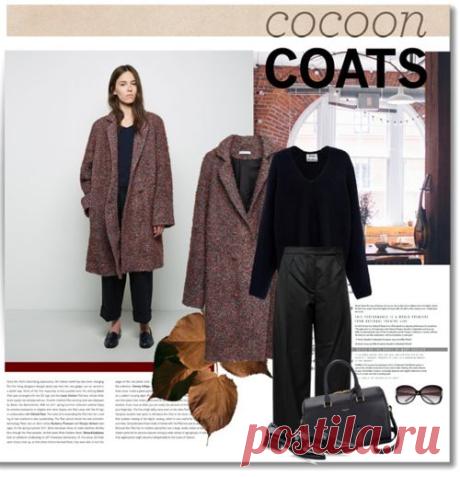 Пальто-кокон: 25 стильных образов | Trendy-u.ru