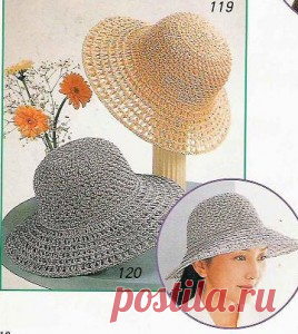 Вяжем сами. Летние шляпки