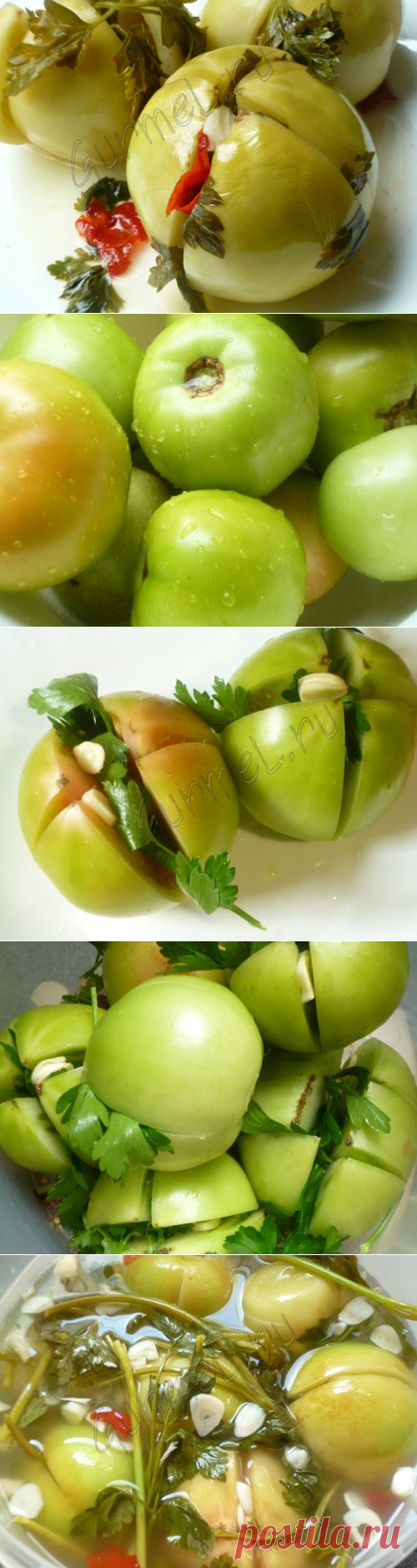 Застолье: Зелёные помидоры солёные. Очень вкусно! Так что если у вас есть зеленые помидоры, то поспешите!