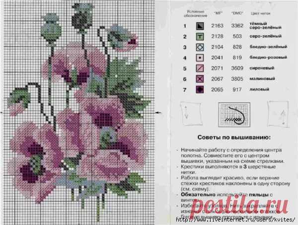 схемы вышивки крестом бесплатные маки: 10 тыс изображений найдено в Яндекс.Картинках