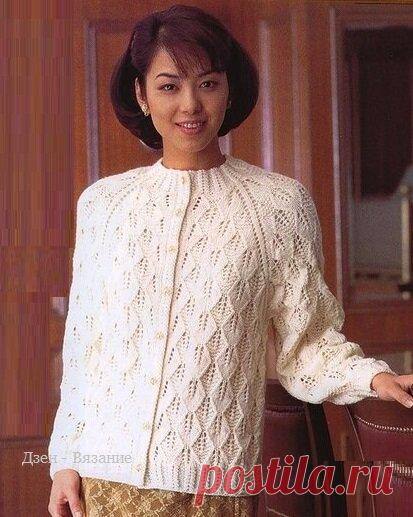 Женские модели жакетов спицами со схемами | Вязание | Яндекс Дзен