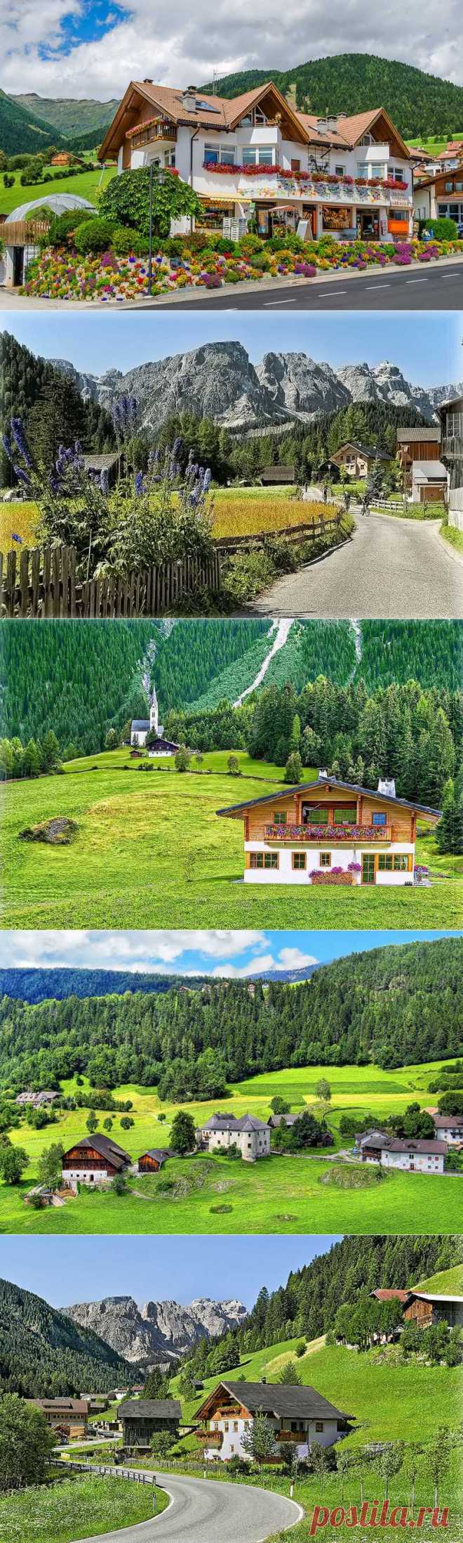 Деревушка в Италии.