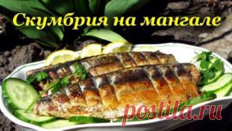 СКУМБРИЯ на Мангале на Гриле