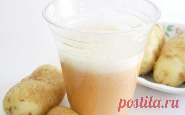 Картофельный сок для чистой и молодой кожи лица