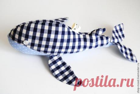 Шьем симпатичного текстильного кита