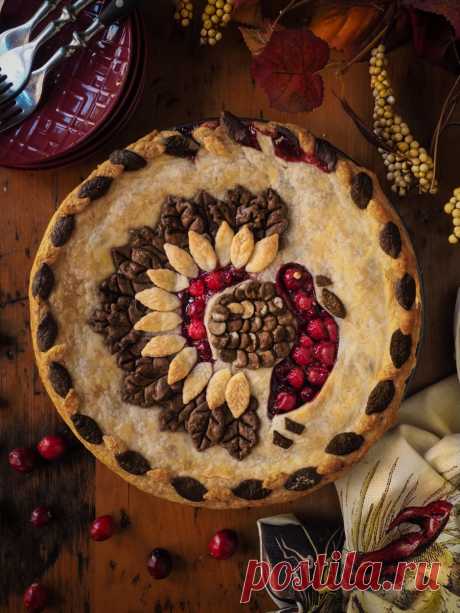 Orange-scented Cranberry Pie