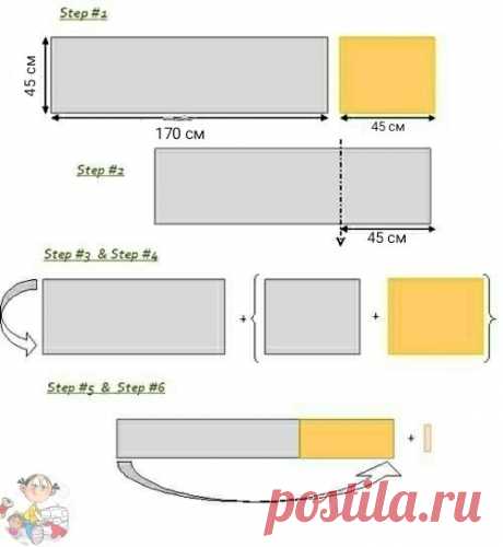 Шарф-снуд с кружевом