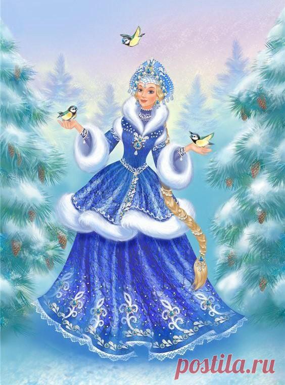 Снегурочка . 35 фото
Снегурочка —  новогодний персонаж. Она – уникальный атрибут 
образа Деда Мороза. Ни один его из младших или зарубежных собратьев не имеет такого милого сопровождения.