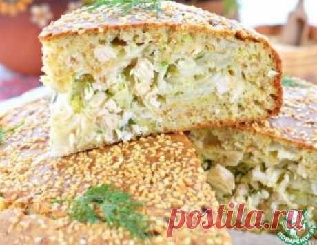 Пирог капустный с курицей – кулинарный рецепт