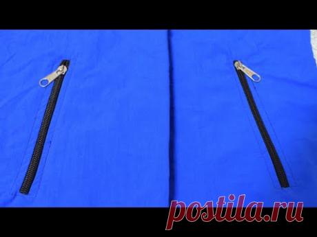 COMO HACER BOLSILLO CON CIERRE ! TIPS DE CONFECCION