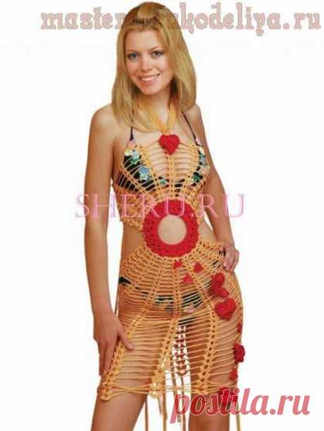 Мастера рукоделия - рукоделие для дома. Бесплатные мастер-классы, фото и видео уроки - Схема вязания спицами: Вязаный купальник