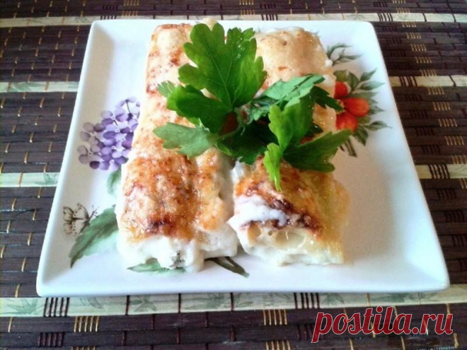 Каннеллони под соусом бешамель с рикоттой и шпинатом рецепт с фото пошагово - 1000.menu