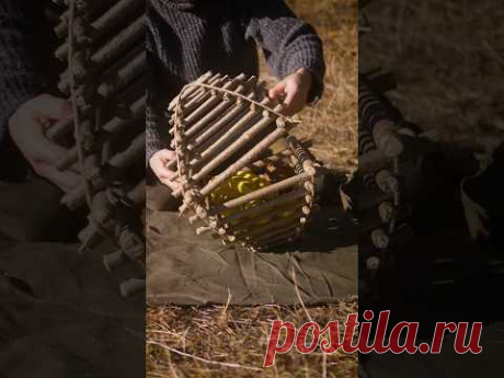 Super Idea: bushcraft basket #bushcraft #survival #camping #outdoors