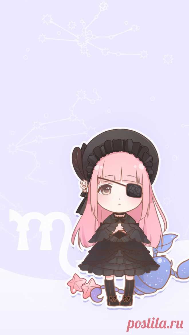 Скачать заставку на телефон для девочек знак зодиака скорпион.