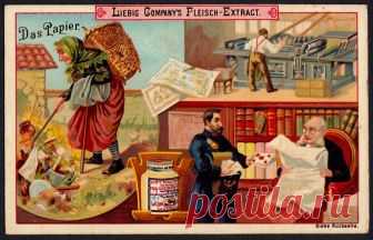 Liebig Tradecard S277 - Paper Liebig's extract of meat 