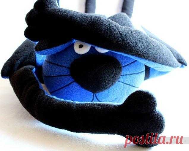 Подушка игрушка. Кот. Фото МК / Декоративные подушки своими руками, фото. Коврики и одеяла. Шитье и вязание крючком и на спицах / КлуКлу. Рукоделие - бисероплетение, квиллинг, вышивка крестом, вязание