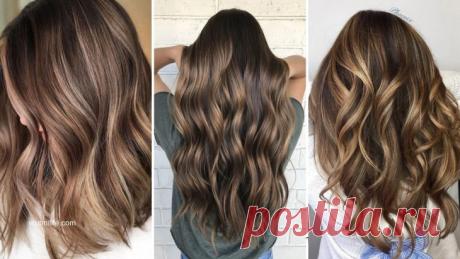 Покажите колористу: 40 идей мелирования на каштановые волосы