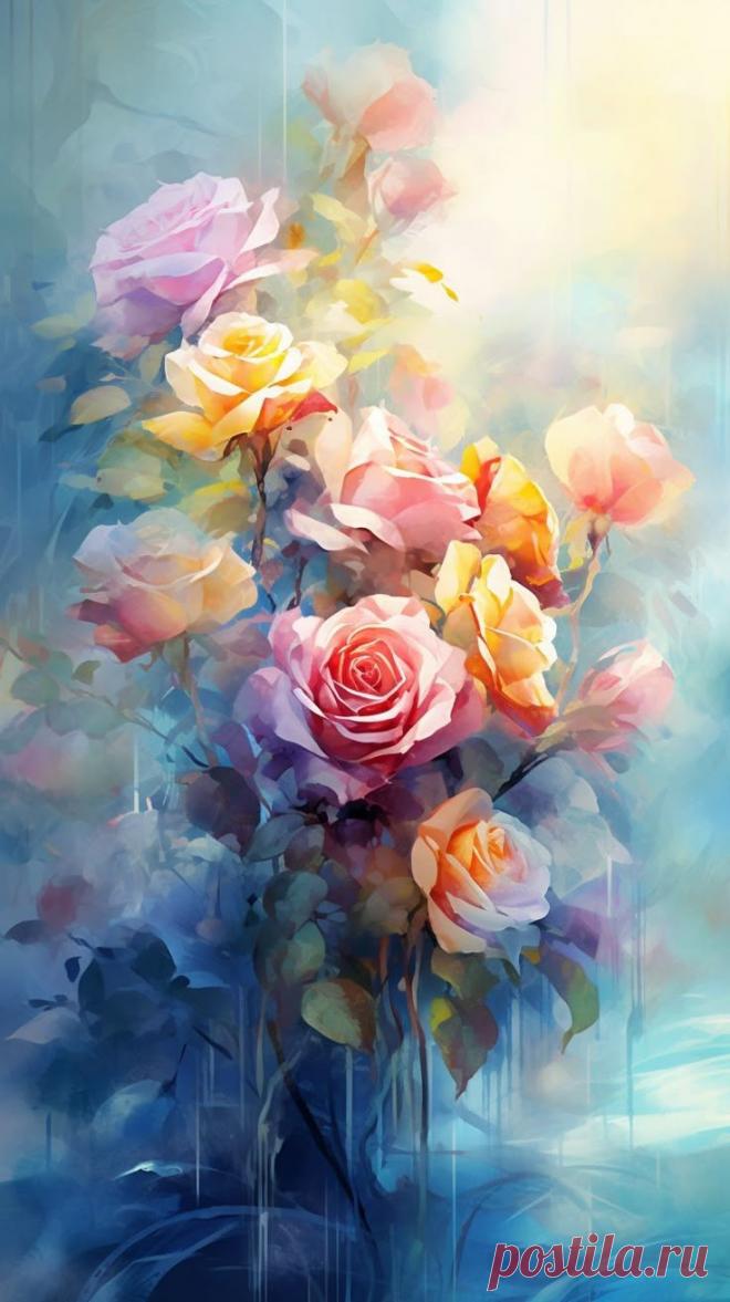 Пин на доске абстракция