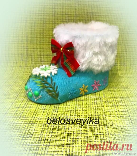 Новогодний башмак | Новогодний декор