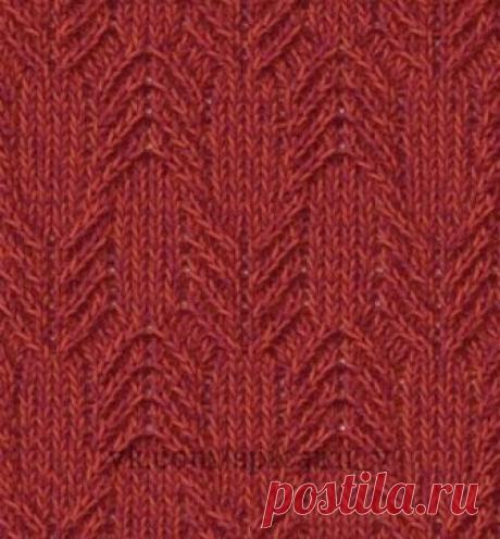 Схемы простых узоров спицами — Сделай сам, идеи для творчества - DIY Ideas