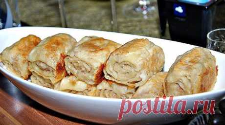 Рулетики мясные.