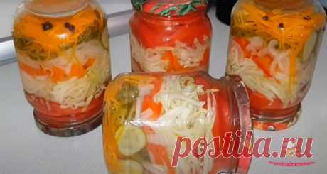 Самый вкусный салат на зиму - Лучший сайт кулинарии