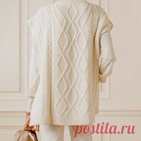 Осень пришла. Выбираем теплые жилеты и безрукавки | Вязунчик — вяжем вместе | Яндекс Дзен