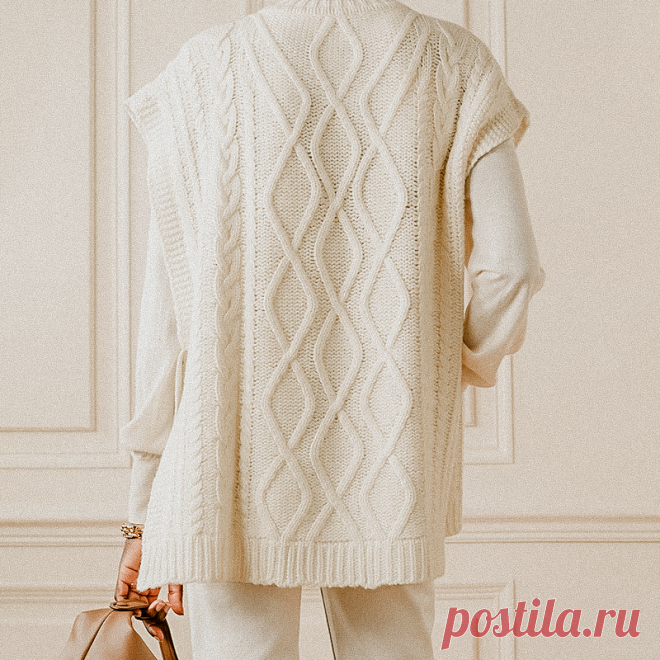 Осень пришла. Выбираем теплые жилеты и безрукавки | Вязунчик — вяжем вместе | Яндекс Дзен