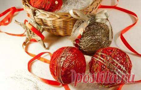 Новогодние игрушки для елки своими руками: мастер-класс