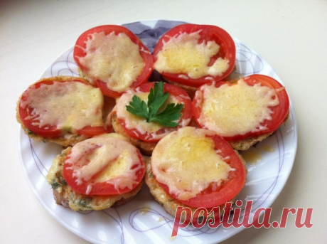 ​Гренки с помидорами и сыром — Sloosh – кулинарные рецепты