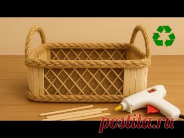 "Make, Sell, and Gift! Create This Beautiful Basket for Almost No Cost"ترجمه: