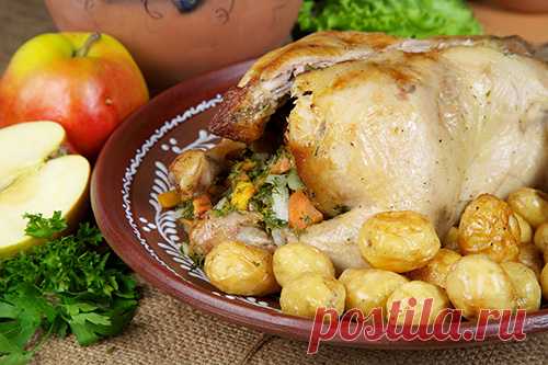 Курица, фаршированная по-молдавски - Блюда из мяса птицы