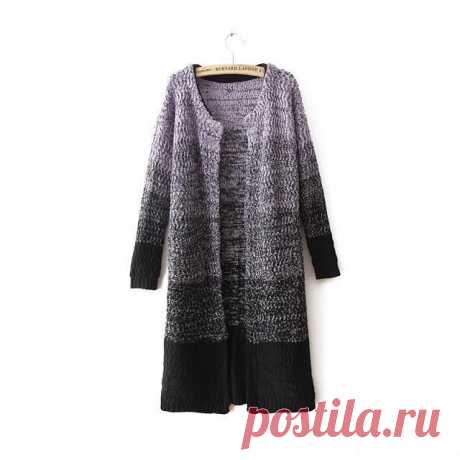 Cardigans Picture - More Detailed Picture about A637 New Fashion Women Elegant vintage Solid Gradient Long Cardigan Long Sleeve Casual Women Long Winter Sweaters 3 Colors Picture in Cardigans from Yeetn Women Boutique Store | Aliexpress.com | Alibaba Group