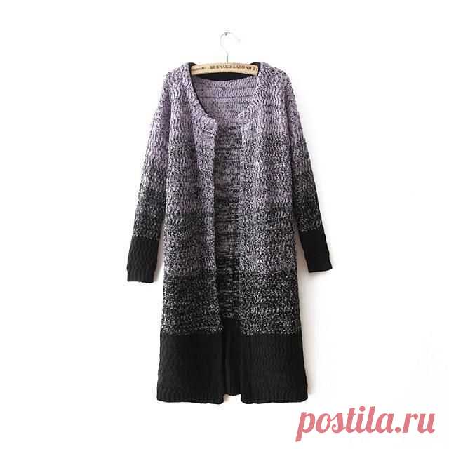 Cardigans Picture - More Detailed Picture about A637 New Fashion Women Elegant vintage Solid Gradient Long Cardigan Long Sleeve Casual Women Long Winter Sweaters 3 Colors Picture in Cardigans from Yeetn Women Boutique Store | Aliexpress.com | Alibaba Group
