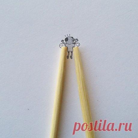 Точка, точка, запятая, вышла рожица...