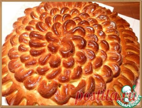 Пирог &quot;Воздушные петельки&quot; с ореховой начинкой.