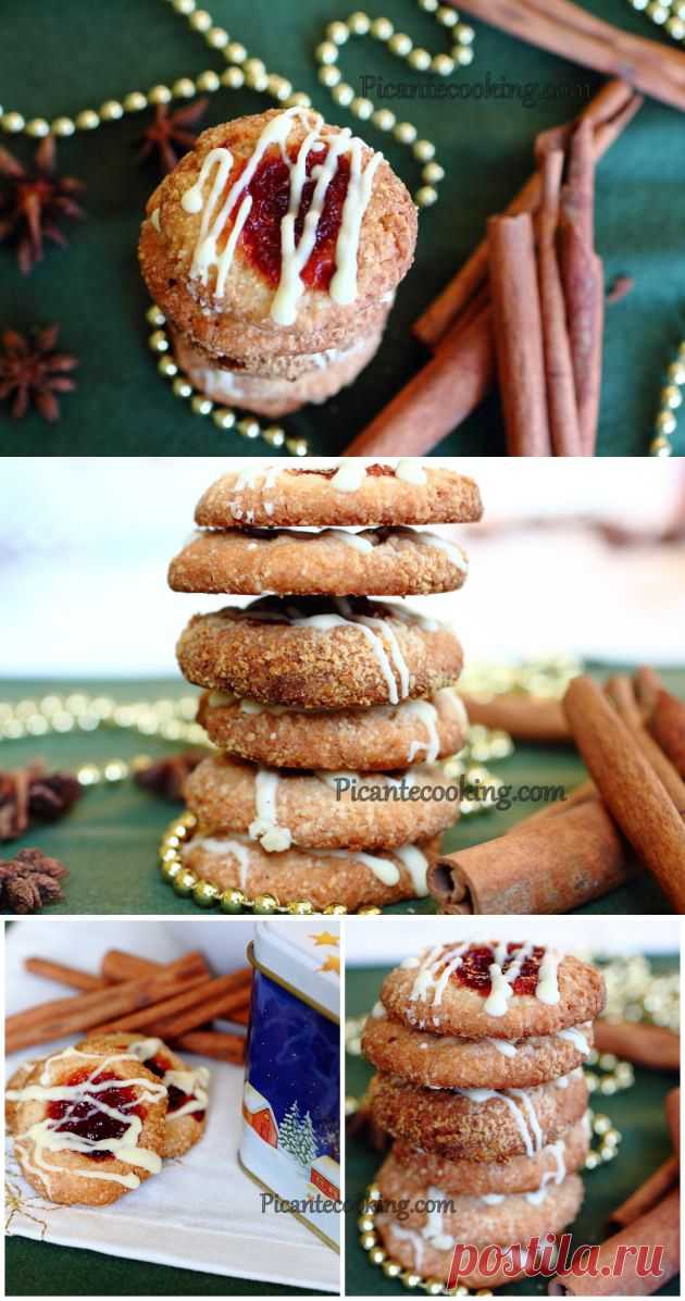 Picantecooking: Печенье со сливовым повидлом и специями