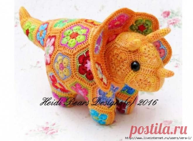 Игрушки из мотивов африканский цветок (МК)