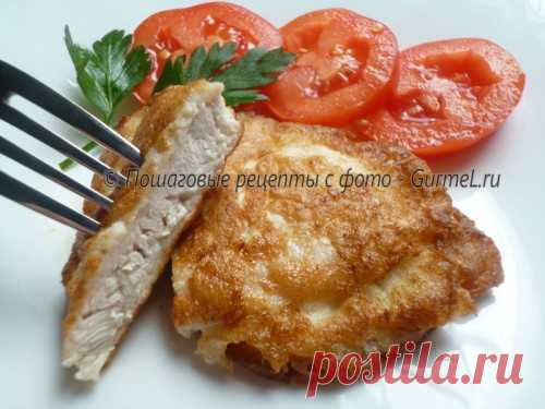Отбивные из куриного филе в очень вкусном кляре. Рецепт с фото. Пошаговые фотографии. Gurmel