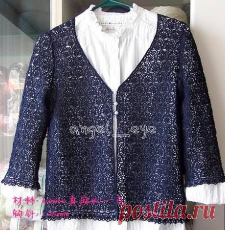 Ажурный жакет