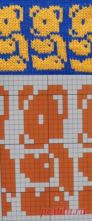 Flutterby Patch: Knitting teddies