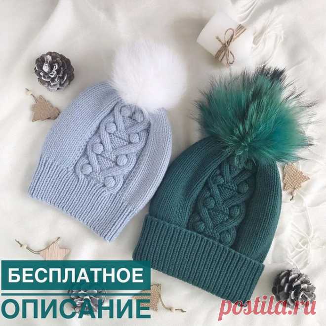 Шапочка спицами