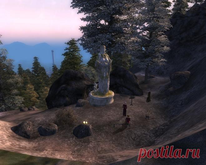 Святилище Намиры в горах Джерол к юго-востоку от Брумы и к северо-востоку от пересечения Оранжевой и Серебряной дорог.